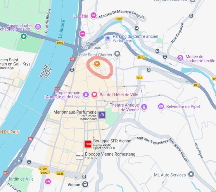 Appartement Netflix Centre De Vienne Pres De Lyon Ngoại thất bức ảnh
